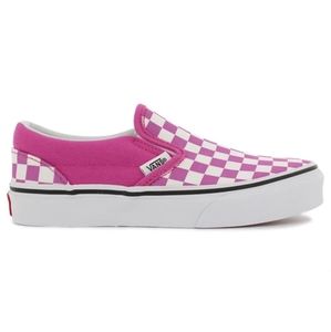 Girls Pink checkered vans